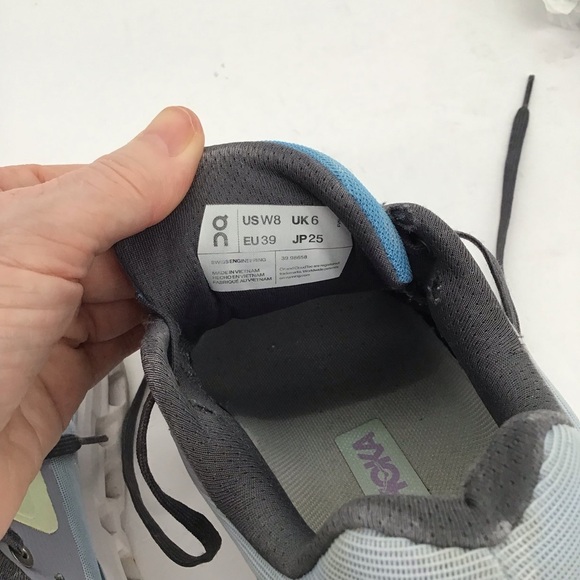 On Cloudstratus Women’s Running Athletic Sneakers Chambray Lavender Size 8 - Picture 11 of 12